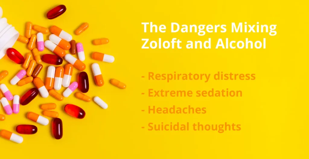 dangers of mixing Zoloft and Alcohol